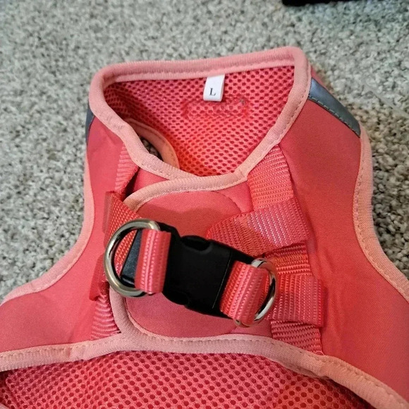 Pet Harness Set | 2 pack | Dog Cat Large Pink Black Leash TruksPet - Picture 2 of 8